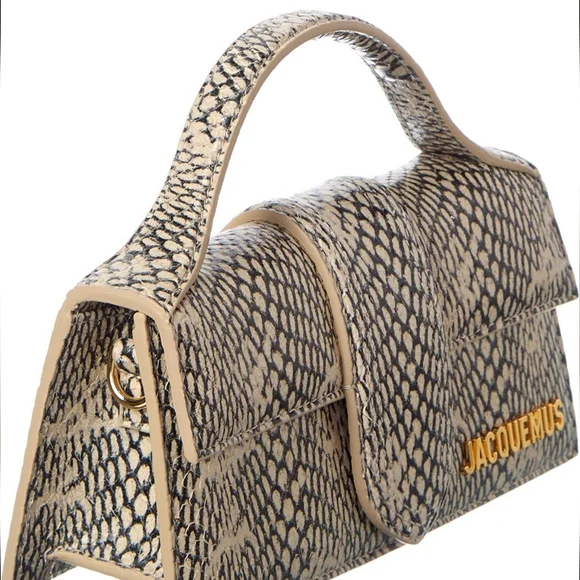 Jacquemus The Bambino Snake Embossed Bag - Picture 4 of 6